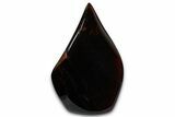 Polished Indonesian Blue Amber Flame #355808-1